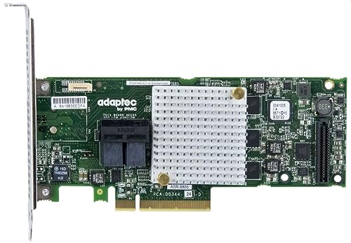 Adaptec Microsemi ASR 8805 2277500 R RAID HBA Card Storage Controller SATA SAS 12 Gbps with Cache Flash and Battery Backup Unit
