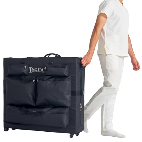 Master Massage, Housse de Transport Universelle pour Table à roulettes Noir