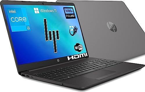 HP Notebook i3 Octa Core 250 G10 Grey Portatile Display Led 15.6 Full HD Cpu Intel core i3 /Ram 8Gb DDR4 /SSD M2 Nvme 256GB /Hdmi Wifi Bluetooth/Windows 11 Pro