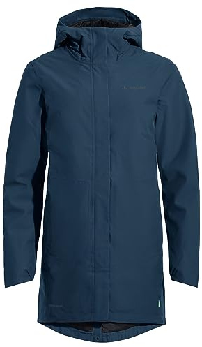 VAUDE Cyclist II gefütterter Parka Damen, wasserdicht & atmungsaktiv, 38
