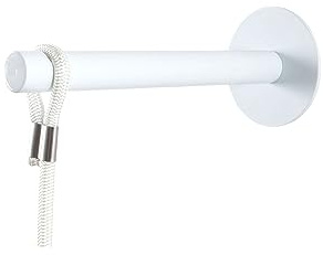 Depot4Design Wardrope Wandhalterung, für Seilgarderobe, Stahl, Weiß, 8089056