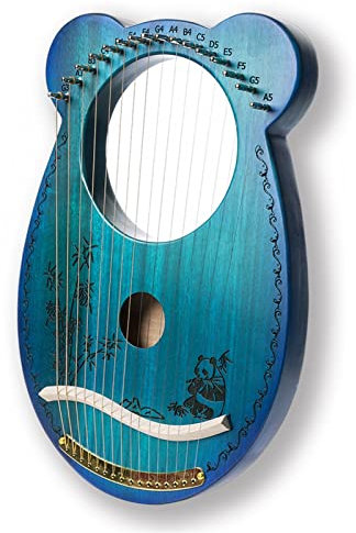 Leier Harfe 16 String Mini Harp Instrument Einfache Lernen Tragbare Kleine Konghou Lyre Instrument
