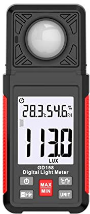 ERUKEI Belichtungsmesser Digitales Messgerät, Belichtungsmesser Belichtungsmesser Messgerät Tester Photometer