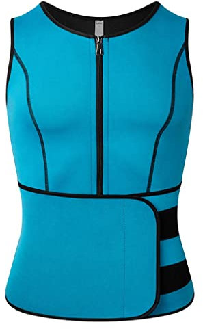 Frauen Verstellbarer Haltungskorrektor Rückenstützgurt Schulter Lendenwirbelsäule Entlastung Frauen Orthopädischer Gürtel (Color : Blue, Size : L Code)