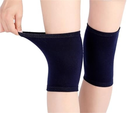 CHUNXVLI Knee Support Brace Men's And Women's Knee Sleeve Support Leg Warming Knee Compression Sleeve Knee Brace Knee Pad(Blue,16cm)