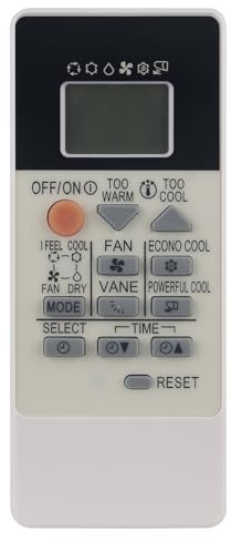 RU18A Telecomando di Ricambio Adatto Per Mitsubishi Air Conditioning | MSZ-DM25VA MSZ-DM35VA MSZ-HJ25A MSZ-HJ35VA MSZ-HJ25VA MSZ-DM25VA-E1 MSZ-DM25VA-ER1 MSZ-DM35VA-E1 MSZ-DM35VA-ER1