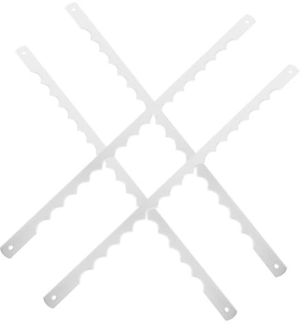 Alipis 1 Set Coltello Per Affettare Il Pane Serrato Cutter Taglio Affettatrice Per Pasta Madre Taglia Toast Coltelli Da Pane Punteggio Macchina Silver Acciaio Inossidabile 420 4 Pezzi