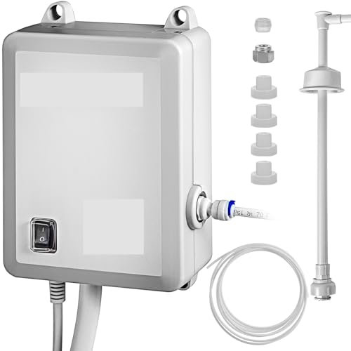 Pompe de distribution d'eau en bouteille avec tuyau en PE 1 Gal/MIN 40 PSI for machine à café et thé distributeur d'eau réfrigérateur machine à glaçons,Améliorez votre efficacité(Double Headed)