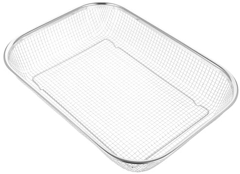 SOLUSTRE Cesta Colador Multifunción de Acero Inoxidable Grande, Cesta de Malla para Frutas y Verduras, Drenaje Rápido para Cocina y Hogar, Utensilios Prácticos para Almacenamiento
