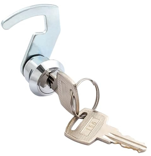 Cabinet Locks with Keys Zinc Alloy Desk Drawer Lock File Cabinet Lock Replacement with 2 Keys for Wardrobe Furniture Cash Boxes Locker Showcase