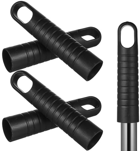 Healeved Mop Handle End Caps Replacement Grip Sleeves Portable and Easy Installation 5pcs and for Broom Handle with Hole for Cleaning Tasks and Home Use