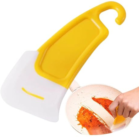 Grattoir de vaisselle Grattoir et étaleur réutilisable pour casseroles | Grattoir Nettoyant En Silicone Ustensile pour cuisson, pâtisserie, nettoyage casseroles, poêles, plats, alime