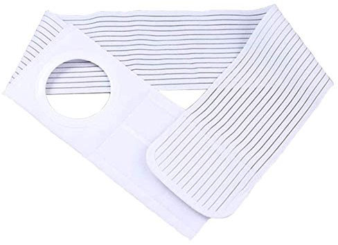 WLI Stoma-Hernien-Gürtel, Bauchstoma-Stützgürtel, Abdominal Binder Colostomy Brace Band für die Ileostomie-Pflege, Verhindern Sie parastomale Hernien,1pc*XL(8cm)