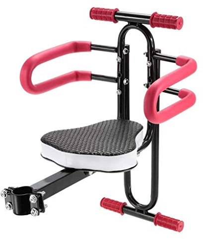 RONGJJ Kinderfahrradsitz, Vorne Montierter Kinderfahrradsitz Kindersattel Doppelpunkt-Fester Mountainbike-Kindersitz, Für Kinder
