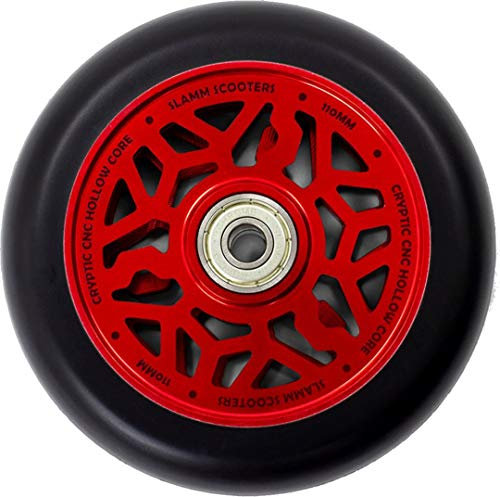 Slamm 110 mm Cryptic Hollow Core Wheels Rollen, rot (rot)