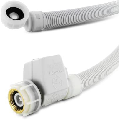 DL-pro Manguera de entrada 1,5 m para Bosch Siemens Neff 11007861 Aquastop, manguera de agua 60 °C para lavadora, lavavajillas, lavavajillas