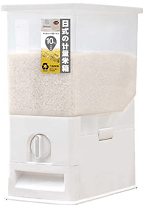 HAODAF Durable Large Cereal Dispenser， Oatmeal Machine Storage With Lid Measuring Cylinder Household Cereal Dispenser Bucket For Kitchen (Size : 10kg)