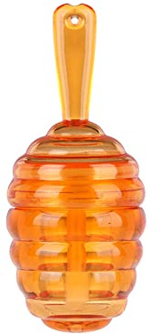ezqnirk 1PCS Empty Tube Lip Gloss Container,Honey Pots-Amber 5.5ml