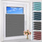 BelleMax Wabenplissee ohne Bohren Verdunkelung Thermo Plissee Klemmfix, Grau-weiß 75x130 cm (BxH), 100% Blickdicht Verdunklungsplissee, Schallschutz Sonnenschutz Doppelplissee für Fenster
