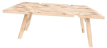 Toddmomy Tragbarer Outdoor-klapptisch Aus Massivem Holz Klappbarer Picknicktisch Für Esszimmer Und Garten Multifunktionaler Mehrzweck-holztisch Für Camping Und Picknick-Essen