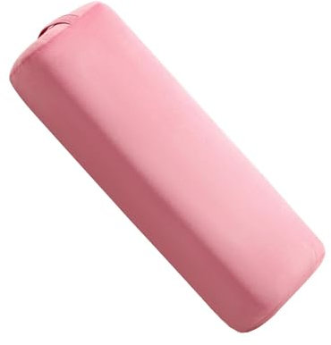 kowaku Yoga-Nackenrolle mit Griff, Yoga-Ausrüstung, hochelastisches Yoga-Kissen mit Samtbezug, rechteckiges Yoga-Kissen für die Beine, ROSA