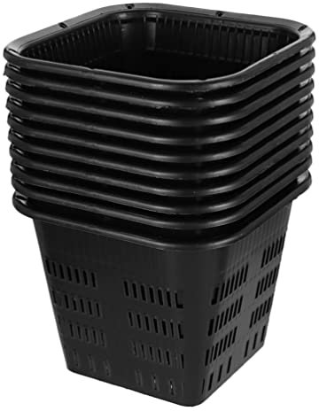 Happyyami Lot de 15 Pots De Fleurs Hauts Anti-Racines pour Cactus avec Trous De Drainage en Plastique