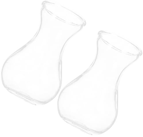 Happyyami Hyazinthen-vasen-Set 2-teilig Glas Basteln Einfacher Dekorativer Blumenbehälter Für Die Dekoration Zu Hause Oder Im Büro
