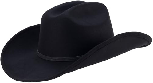 SCIPPIS Bodie – Formbarer Westernhut mit Lederhutband | Klassischer Cowboyhut | Flexibel formbar & stilvoll | Für Damen & Herren