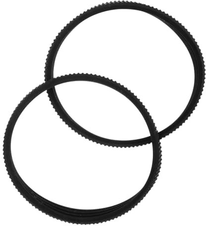 ibasenice 2 Pezzi Cinghia Ricambio per Pialla Elettrica Cinghia Trasmissione Gomma per Riparazione Pialla Elettrica Accessorio Affidabile e Resistente per Falegnameria