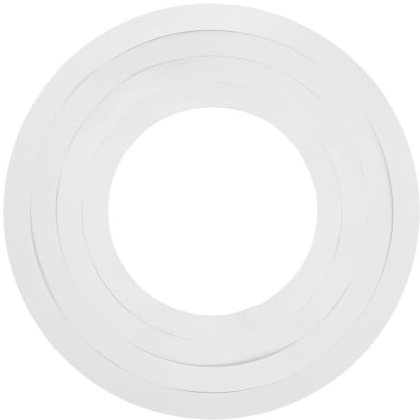FUTUREORYY 4 Stück Snare Drum Dämpfer Trommeldämpfungsringe in 10/12/14/16 Zoll Praktisches Schlagzeug Übungszubehör zur Rauschunterdrückung und Klangverbesserung