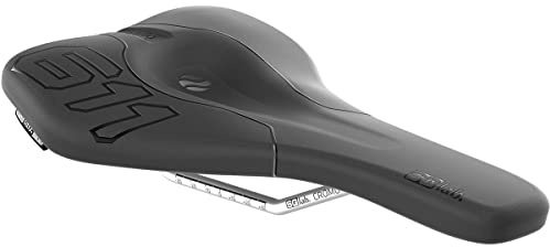 Sqlab 611 Ergowave CrMo, MTB Tech & Trail Fahrradsattel, 14 cm, Schwarz