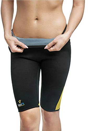 VEOFIT Pantaloncini per Sudorazione XL Dimagranti Obiettivo Pancia Piatta, Cosce Snelle e Glutei Tonificati - Offerti: Sacco
