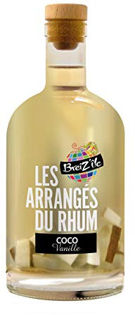 Breiz'Ile - Les arrangés du rhum - Coco/Vanille - Punch au rhum - 28,0% Vol. 70cl