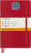Moleskine - Classic Notebook Expanded, Taccuino a Righe, Copertina Morbida e Chiusura ad Elastico, Formato Large 13 x 21 cm, Colore Rosso Scarlatto, 400 Pagine