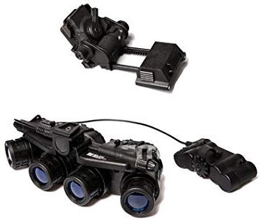 Taktische Jagd-Attrappe Nachtsichtbrille GPNVG 18 & Kunststoff L4G24 NVG-Halterung für Airsoft