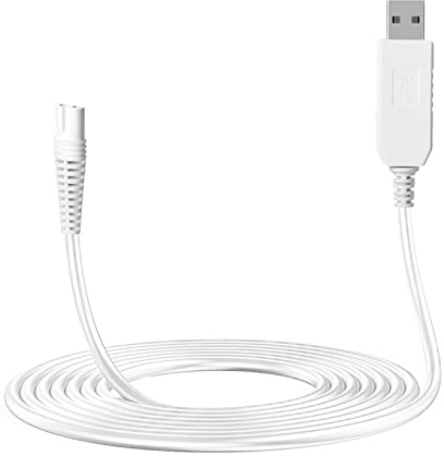 MEROM Câble d'alimentation USB 12 V pour épilateur femme compatible avec Braun Silk-épil 9 Flex