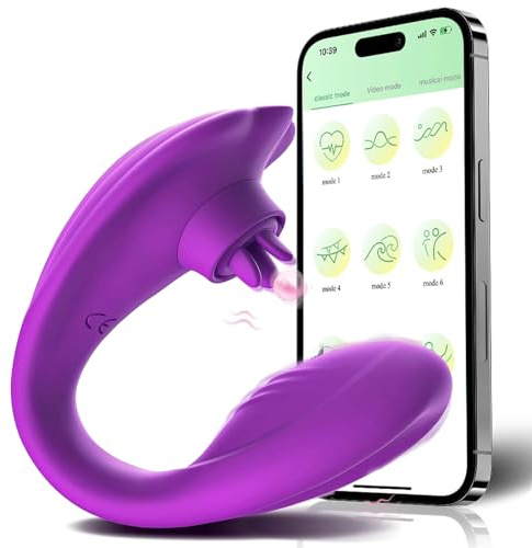 LYAMais Tragbare Vibratoren für Sie Klitoris G-punkt mit 10 Vibrationsmodi Paar-Vibratoren APP Sexspielzeug Vibratoren Sex Toys vibratorstarb Klitoris Stimulator Dildo Vibratoren leise