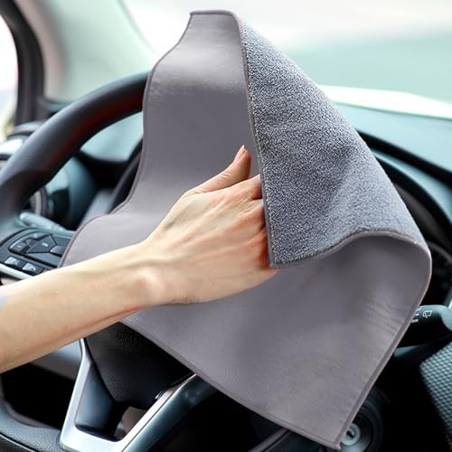 Serviettes De Séchage De Voiture Détails De Voiture, Tissu en Microfibre Produits De Nettoyage De Voiture, Chiffons pour Le Lavage, Nettoyant De Vitres De Voiture, Essuie - Glace Voiture Gadget