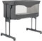 Bebeconfort Amara, Culla neonato fianco letto, 0-6Mesi, 0-9kg, Culla co-sleeping, Lettino Neonato 2 in 1, Chiusura compatta in 3 secondi, Facile da spostare, Borsa per il Trasporto, Tinted Graphite