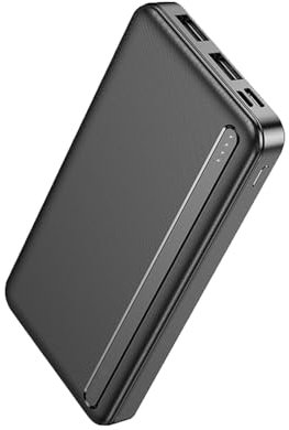 10000mAh Power Bank - Portable Charger with 22.5W Fast Charging USB C Input & Output. Compatible with iPhone, Samsung, Huawei, iPad, Tablets, and more. Stay powered on the go!