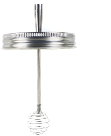 Coperchio del barattolo di vetro con mestolo di miele, coperchio del mestolo di miele | Dispenser per miele con coperchio per conserve - Coperchio con fascia di copertura a d'ape, coperchio rimov