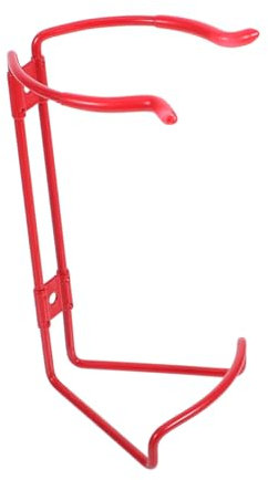 Gatuida Feuerlöscherhalterung Wandhalterung 2kg aus Stabilem Eisen für Einfache Montage Platzsparend Vielseitig Kompatibel für Zuhause Büro Geschäft Flasche Rot