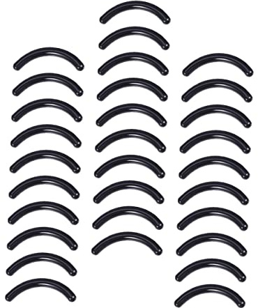 Wimpernzangen Ersatzpads aus Silikon, Schwarz | Flexibel, Schonend für Wimpern und Lid, Nachfüllpackung für Wimpernzange, 200 Stück