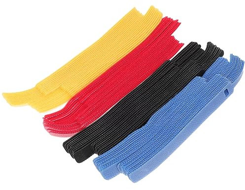 Angoily 80pcs Tie Cable Organizer Adjustable Cable Ties for Cord Management Travel Cord Organizer for Desk Organiser and Wire Organiser Needs