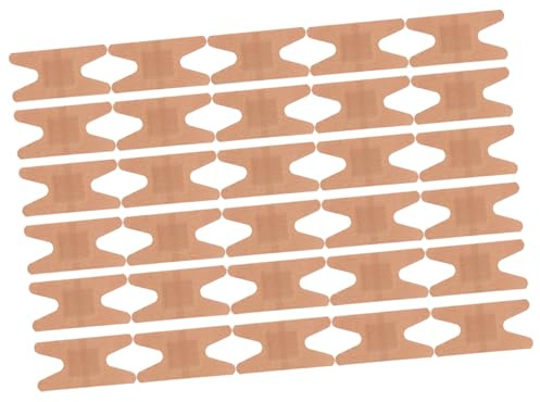 BAZEITFLOW Apósito Adhesivo Elástico Marrón para Heridas Absorción Fuerte de Agua y Fácil de Despegar, Adecuado para Cualquier Parte del Cuerpo, Paquete de 30 Piezas