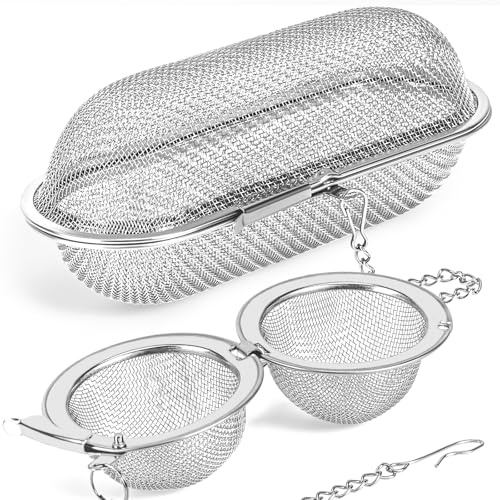 Baajric Lot de 2 paniers de nettoyage à ultrasons, solution de nettoyage professionnelle 2025 pour petites pièces et bijoux, panier en acier inoxydable pour nettoyeur de bijoux à ultrasons
