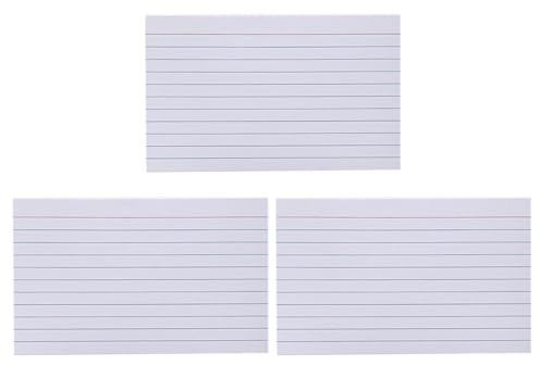 Parliky 600 Tarjetas De Memoria Para Estudio Tarjetas De Índice Papelería