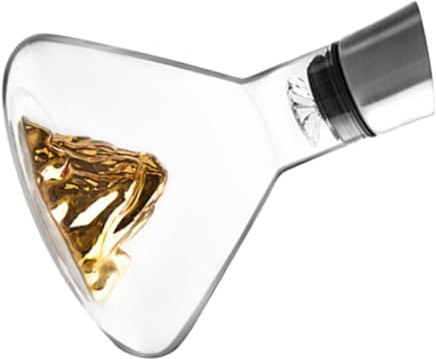 SEWACC Decantador Rápido de Vino Casero 1500 Ml Cristal Transparente Elegante para Conservar y Potenciar Sabor Adecuado para Uso Doméstico y Banquetes
