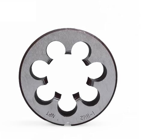 Filiera tonda NPT NPS - Utensile da taglio destro for metallo e plastica - Acciaio legato, dimensioni da 1/16 a 2 pollici(NPT2 inch)