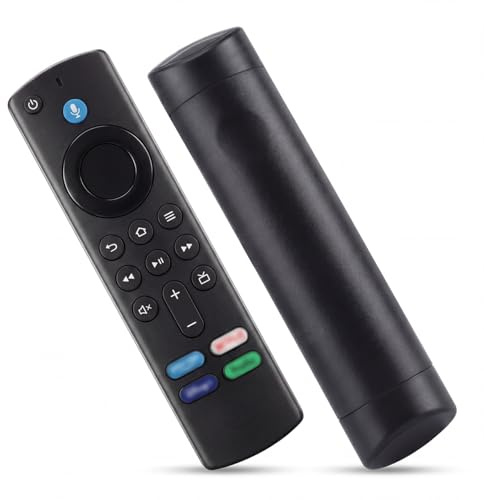 1PC TV Fernbedienung Universelle, Sprachfernbedienung, Fernbedienung Smart TV, Ersatzfernbedienung mit 4 Shortcuts, Kompatibel mit Smart TV Stick 2. und 3. Gen, TV Stick 4K, HD und Smart TV Cube